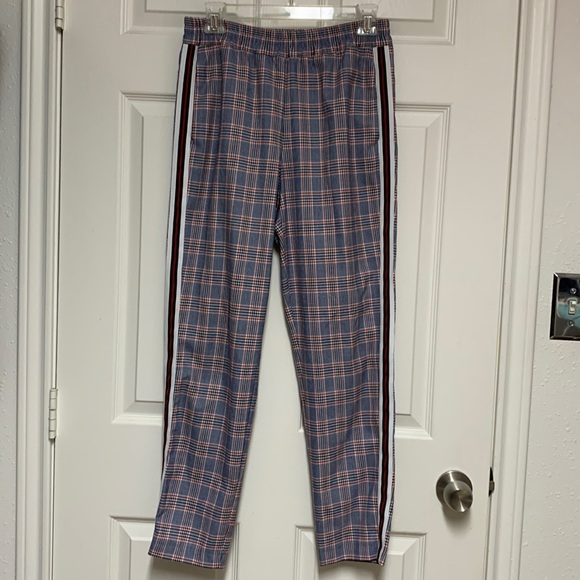 Hollister Pants & Jumpsuits Hollister Plaid Pull On Trousers With